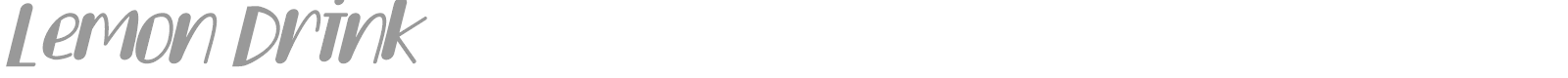 Lemon Drink font preview